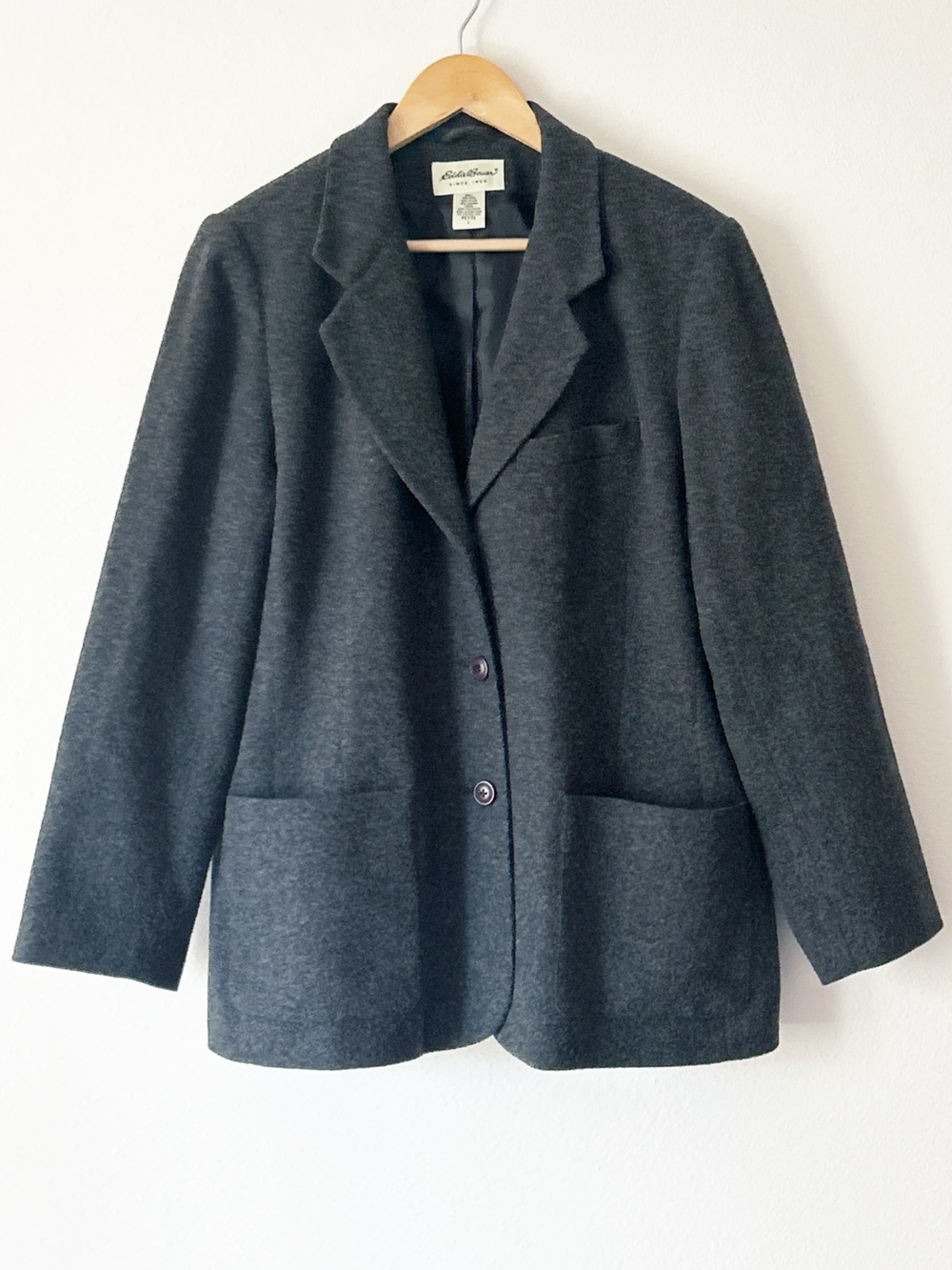 NEW Eddie Bauer Wool Angora Blazer